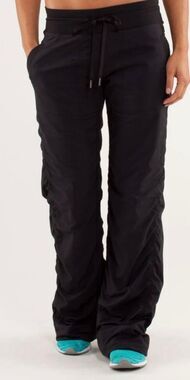 Champion Black Nylon Track Pants Women’s XL 14–16 Drawstring